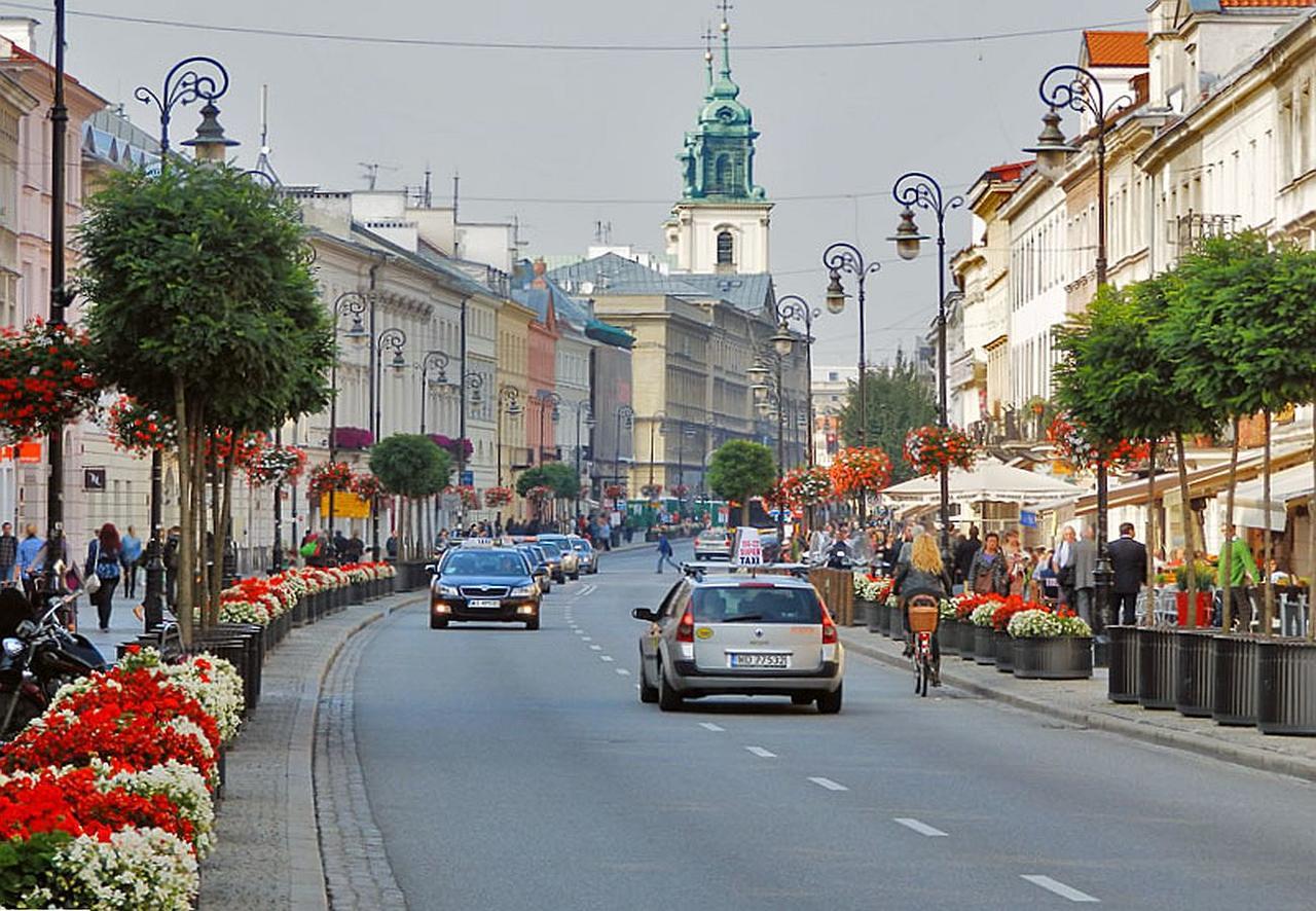Elegant Apartment Warsaw Promenade Exterior foto